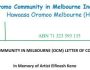 A Voice Silenced, A Legacy Eternal – Oromo Community in Melbourne Mourns Artist Elfinesh&nbsp;Keno